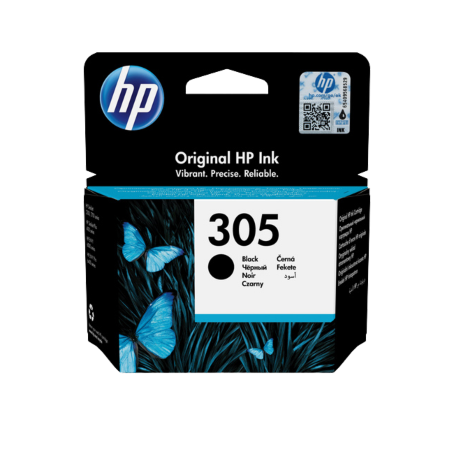 Tusz HP 305 Black – oryginalny tusz kolorowy (3YM61AEUUQ)